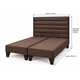 thumbnail image 4 of Cama 2 Plazas Tapizada Chocolate, 4 of 4