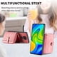 thumbnail image 4 of Funda Tipo Cartera con Correa Cruzada para Xaiomi Redmi Note 9 4G Protección Contra Golpes Rosa, 4 of 5