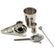 thumbnail image 1 of Coctelera pinzas batidor acero inox 21cm set 7pcs, 1 of 3