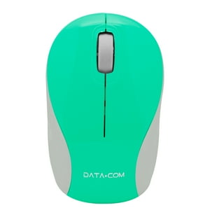 Mini Mouse Inalámbrico 3D Verde Datacom