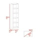 thumbnail image 3 of Estante 4 Repisas Home E2 180,6x45x29,9 Cm Wengue Y Fresno, 3 of 3