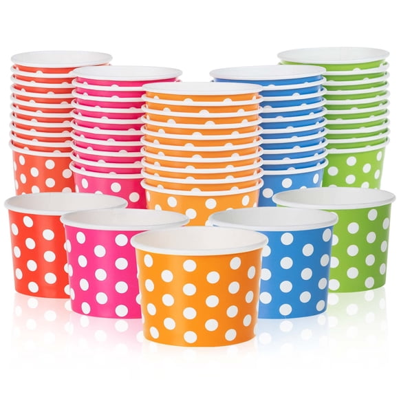 Vasos para helado MATICAN, papel de 9 onzas, 50 unidades, para bebidas frías o calientes