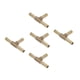 thumbnail image 5 of 5 unids latón t tipo joiner manguera de combustible joiner tee conector aire agua gas 6mm, 5 of 5
