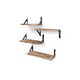 thumbnail image 1 of Repisas Flotantes de Madera Multipropósito Kit 4 Café, 1 of 3