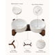 thumbnail image 5 of Juego de comederos para perro MALACASA con soporte de madera de nogal y 1,5 tazas, cerámica, 5 of 8