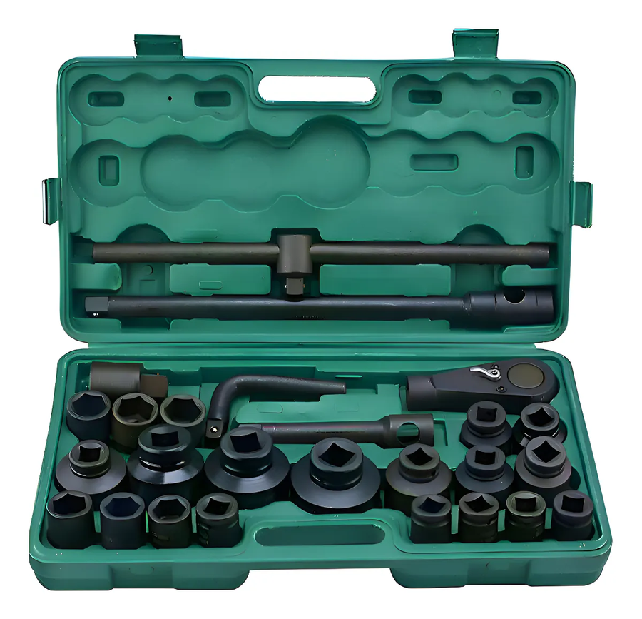 Genérico - Set Dados De Impacto 1'' Y 3/4 Profesional 26 Piezas