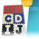 thumbnail image 3 of Alfombra Antigolpes Bebé Eva Piezas 30x30 Con Letras A - Z Multicolor Abecedario 26 pzs, 3 of 7