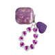 thumbnail image 1 of Funda Protectora de Mármol para AirPods con Carcasa Suave y Cadena Adherida, 1 of 9
