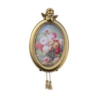 Bothyi - Marco De Fotos Ovalado De 5X8 Pulgadas Hecho A Mano Para Accesorios Multiusos De Estudio De Oficina