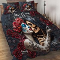 Milsleep - You & Me We Got This - Juego De Edredón Calavera Personalizado