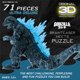 thumbnail image 3 of Rompecabezas BePuzzled Godzilla 71 piezas 3D que brillan en la oscuridad, 3 of 6
