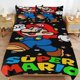 thumbnail image 1 of Super Mario Bed Duvet Cover Microfiber Bedding Sets 3D Printed Lightweight 3 Piece Comforter Sets for Kids Boys Girls, 1 of 5