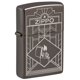 thumbnail image 1 of Mechero de bolsillo Zippo con diseño Art Deco Black Ice, 1 of 6