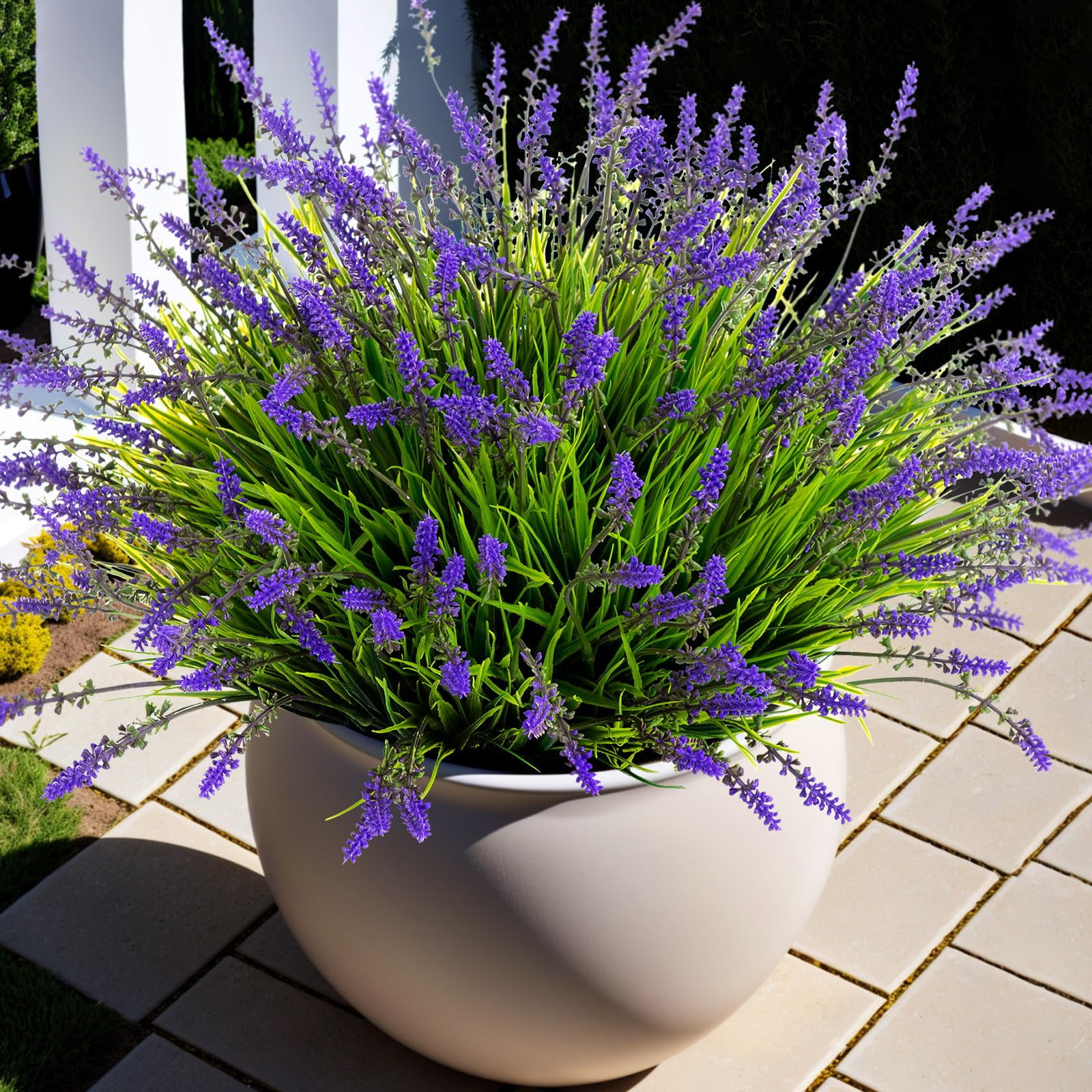 Plantas Artificiales Ammyoo, Hierba Sintética Para Monos, Resistente A Los Rayos Uv
