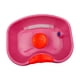 thumbnail image 5 of Lavabo de cabecera con manguera portátil con cojín para la cabeza, bañera de lavado a contracorriente para dormitorio, hogar, discapacitados, postrado Rosa, 5 of 5