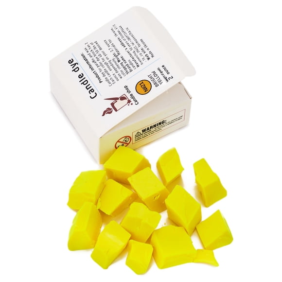 Bloque de tinte amarillo brillante para velas 2 oz Candle Shop