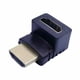 thumbnail image 1 of Hdmi Macho A Hembra Adaptador De Ángulo Conector 270 Grados, 1 of 4