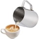 thumbnail image 1 of Jarra de leche, jarra de leche, jarra de leche de acero inoxidable, espumador de leche para capuchino y café con leche, color plata, 1 of 6