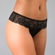 thumbnail image 4 of Baby Doll Encaje Negro Y Silver Flores Mujer 33857-2, 4 of 5