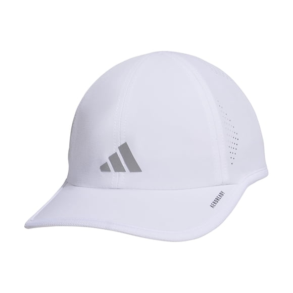 Gorra adidas Superlite para mujer blanco/plateado metalizado