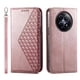 thumbnail image 4 of Funda Flip FOXDOCK para Realme 12 5G , Estilo Billetera con Diseño Rombo, Correa de Mano y Soporte, Uso Diario, 4 of 6