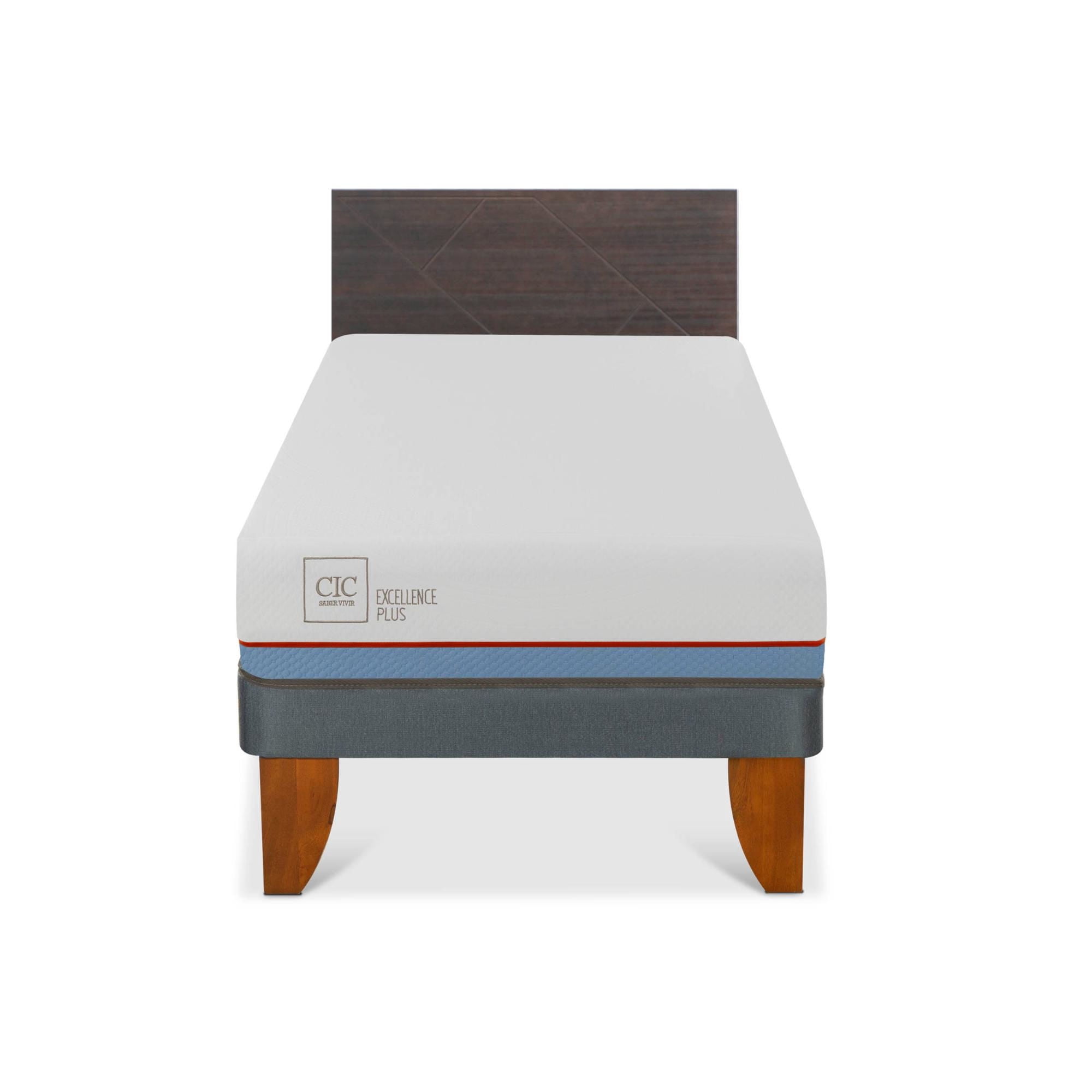 Cama Europea Excellence Plus 1.5 Plaza Base Normal