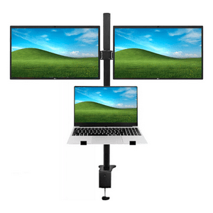 Genérico - Soporte Escritorio Monitor Notebook Triple 10-32 Brazo