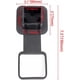 thumbnail image 3 of Tapa de goma para tubo de enganche de remolque de alta resistencia de 2" para receptores de 2 pulgadas Clase 3 4 5 GMC Toyota Ford Jeep Dodge Nissan Mercedes Benz BMW Polaris ATV UTV - Negro, 3 of 7
