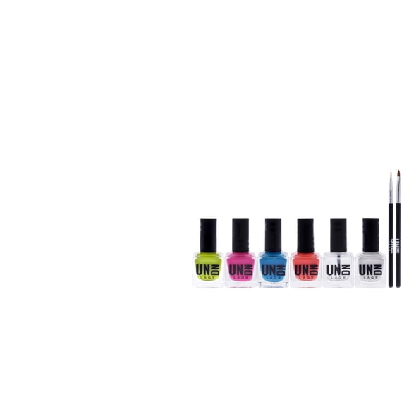 Kit de Esmaltes UN/DN LAQR Washed Out con 6 Colores