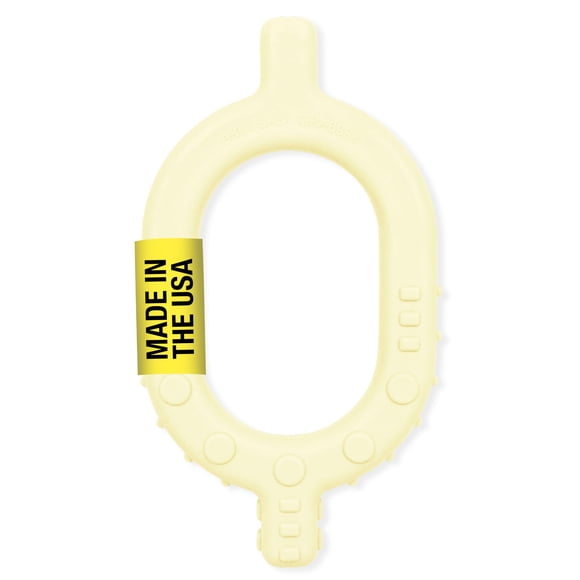 ARK Baby Grabber Mordedor Sensorial, Suave, Amarillo Claro