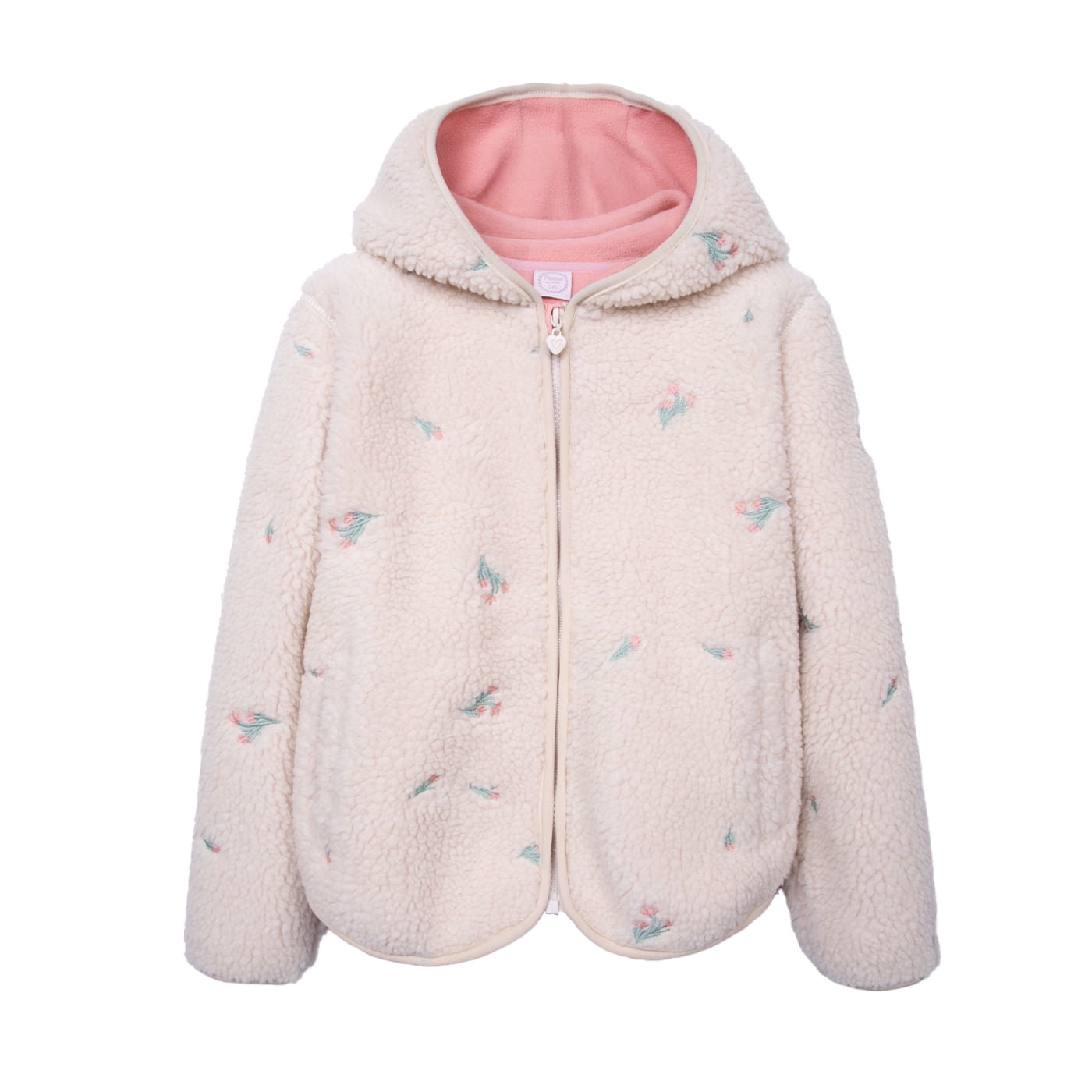 Pillin - Polerón Niña Chiporro Con Gorro Y Cierre Crudo