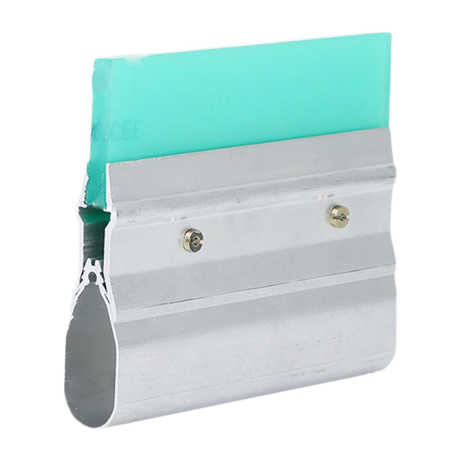 Magideal - Escobilla De Goma Para Tinta De Serigrafía, Herramienta Manual Reutilizable, Ligera, Con Durómetro 75, Mango De Aluminio Para Uso Industrial. 15 Cm X 95 Cm