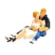 thumbnail image 2 of Figuras De Pareja Pintadas A Mano 1/64, Accesorios De Película En Miniatura, Adornos De Escena, Estilo Blanco B, 2 of 5