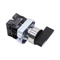 Ioensy - Interruptor Selector Momentáneo Con Bloqueo Automático, Interruptor Selector Giratorio De 600V 10A