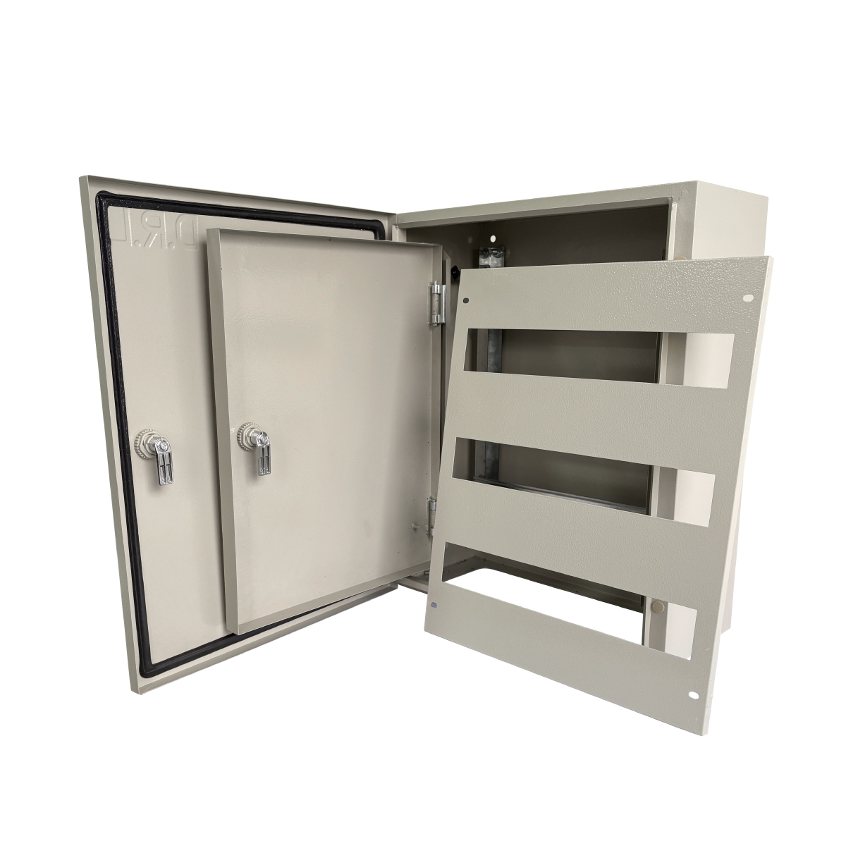 Tablero Gabinete Metálico 2 P/Chasis Drl 500X400X200Mm Ip65