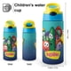 thumbnail image 2 of VeggieTales en casa Botella de Agua con Tapa Pop Top de Un Toque, Acero Inoxidable, a Prueba de Fugas, para Deportes, Botella Infantil azul 12 oz, 2 of 6