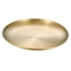 thumbnail image 4 of Platos De Cena De Acero Inoxidable, Plato De Servicio Reutilizable Para Fiesta, Postre, Hotel, Dorado, 20cm, 4 of 5