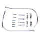 thumbnail image 2 of 2pcs Brush Bar Aluminium Hand Guards Shield para manillar de la motocicleta de plata, 2 of 5