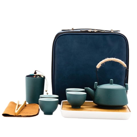 Magideal - Juego De Té De Viaje, Tetera De , Tetera Práctica, Tetera Portátil, Juego De Té Chino Para Picnic Al Aire Libre, Regalos Para Amantes Del Té