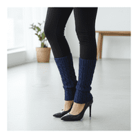 Genérico - Polainas Calentadores Tejido Trenzado Colores Variados Mujer Niña Elegante 100% Lana