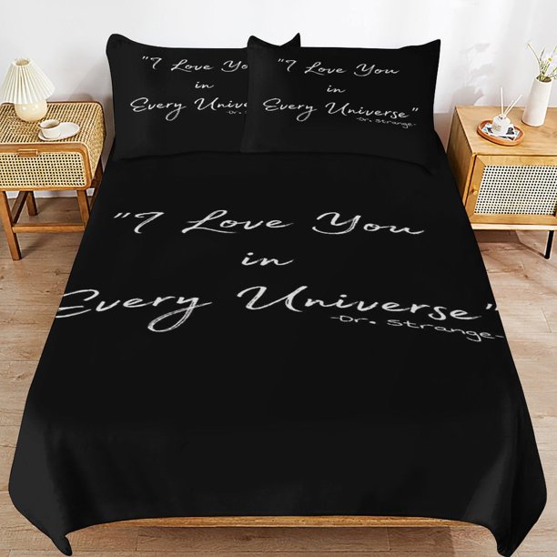 Robert Downey Jr Bedding Sets Ultra Soft Skin-Friendly Duvet Cover 3 Piece, Cute Comforter Cover Bed Set for Boys Girls Kids