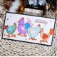 thumbnail image 4 of Troqueles de metal Suds&WH Cuatro gallinas para scrapbooking, 4 of 6
