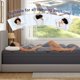 thumbnail image 5 of Cubrecama ELEMUSE Queen Extra Grueso Plush Gris, 5 of 7