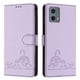 thumbnail image 1 of Funda tipo cartera FOXDOCK para Motorola MOTO G 5G 2023 con soporte, ranuras, RFID, diseño de gato, 1 of 5