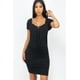 thumbnail image 1 of Minivestido Fruncido con Cordones en la Parte Delantera, 1 of 5