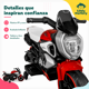 thumbnail image 4 of Moto Montable Eléctrica Infantil Little Monkey 6V Con Reversa Luces y Sonido Rojo, 4 of 8