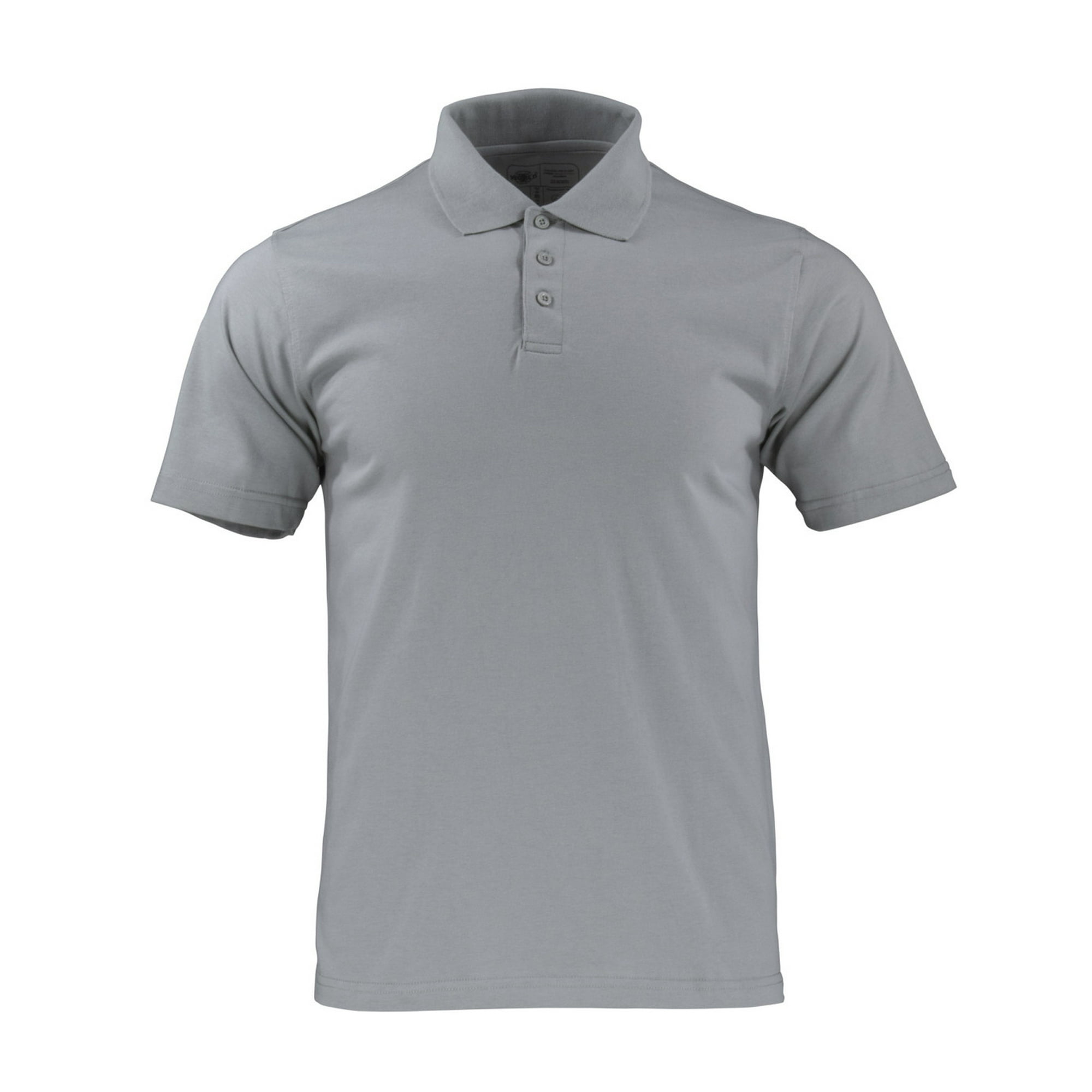 T-world - Polera Polo Dryfresh Smooth 60% Algodón Manga Corta Hombre Gris Melange