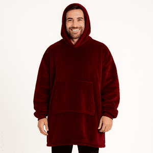 Genérico - Poleron Frazada Polar Manta Felpa Con Capucha Mujer Hombres Polerones Unisex