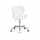 thumbnail image 2 of Silla Escritorio Diamond Blanca Giratoria Ajustable Home Office, 2 of 5