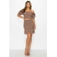 thumbnail image 4 of Conjunto de Top y Falda con Estampado de Volantes Fruncidos, 4 of 5